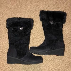 Kids Michael Kors Boots Black Size 2